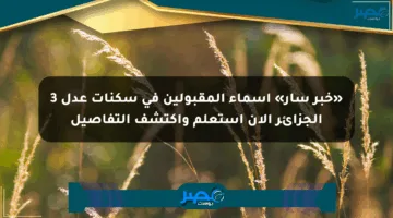 «خبر سار» أسماء المقبولين في سكنات عدل 3 الجزائر الآن استعلم واكتشف التفاصيل